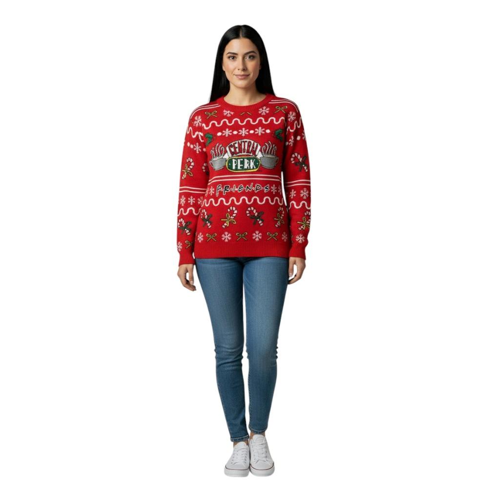 Suéter Navideño Woolworth Mujer Con Diseño De Friends Warner | DelSol