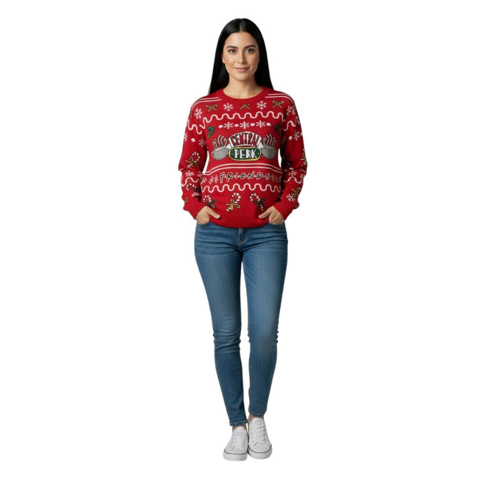 Suéter Navideño Woolworth Mujer Con Diseño De Friends Warner | DelSol