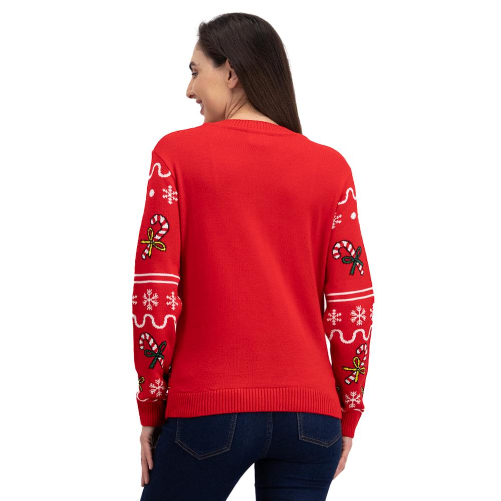 Suéter Navideño Woolworth Mujer Con Diseño De Friends Warner | DelSol