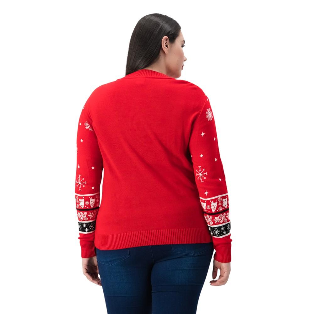 Suéter Navideño Woolworth Mujer Diseño Jack Skellington | DelSol