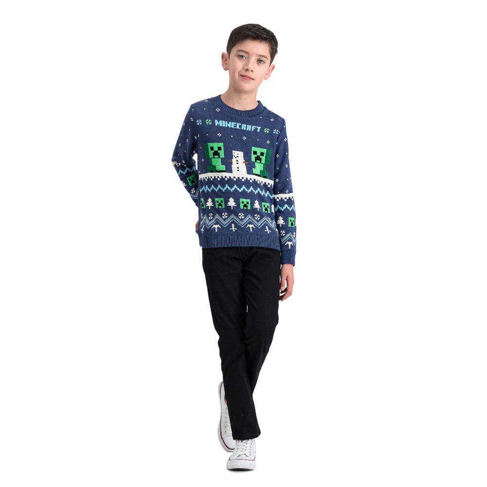 Suéter Woolworth Niño Navideño Con Diseño Minecraft | DelSol