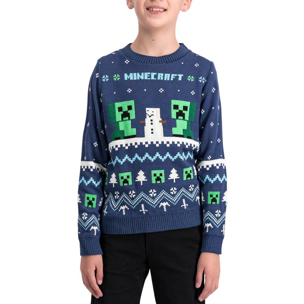 Suéter Woolworth Niño Navideño Con Diseño Minecraft | DelSol