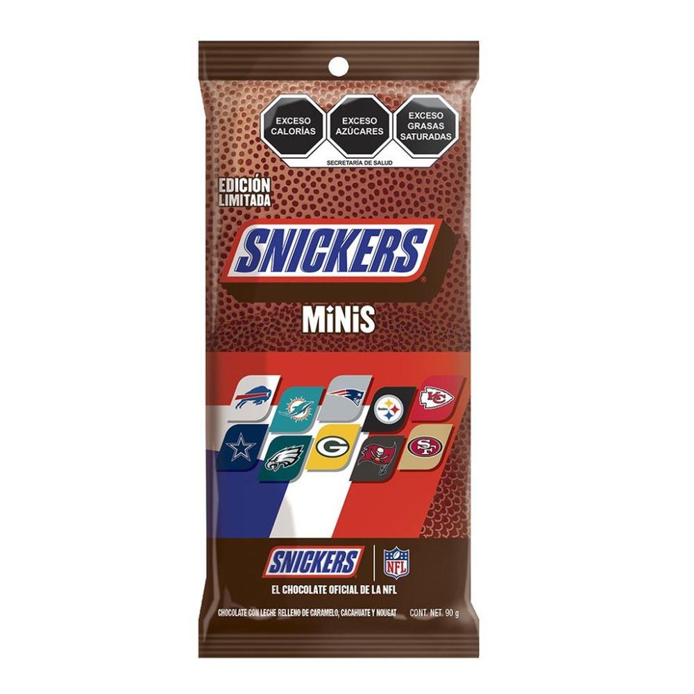 Snickers Mini Bucket Chocolate Snickers Minis NFL 90 G | DelSol