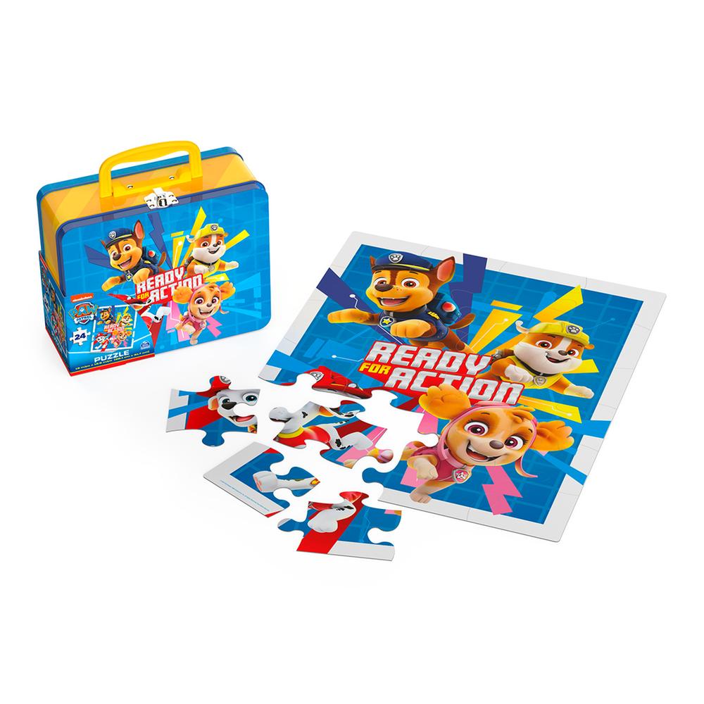Rompecabezas Spin Master Kids Puzzles Lata Lonchera Paw Patrol 24 ...