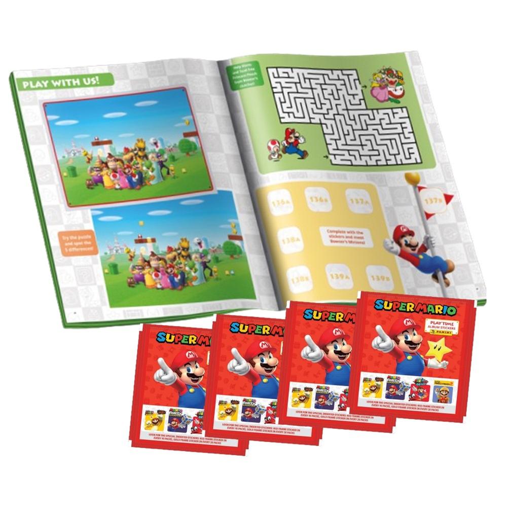 Panini Super Mario 2023 Panini Super Mario Play Time 2023 - 15 Sachets D' Autocollants à Collectionner